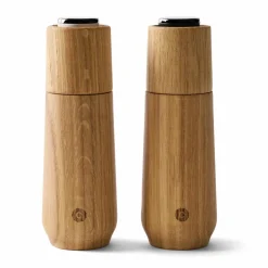 Champagne salt- og pepperkvernsett 17 cm, oak