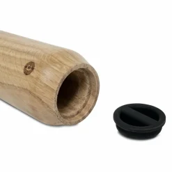 Champagne salt- og pepperkvernsett 17 cm, oak