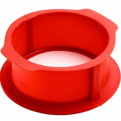 Charlotte springform med fat 18 cm, rød