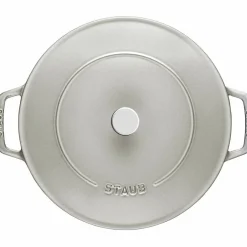 Chistera sautépanne i støpejern 28 cm, white truffle