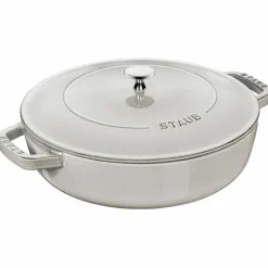 Chistera sautépanne i støpejern 28 cm, white truffle