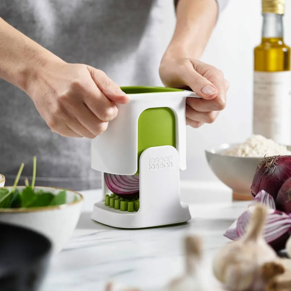 ChopCup grønnsakskutter, hvit/grønn