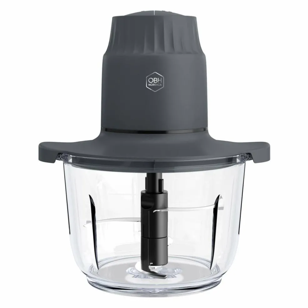 Choppeo minihakker 2 liter, svart/glass