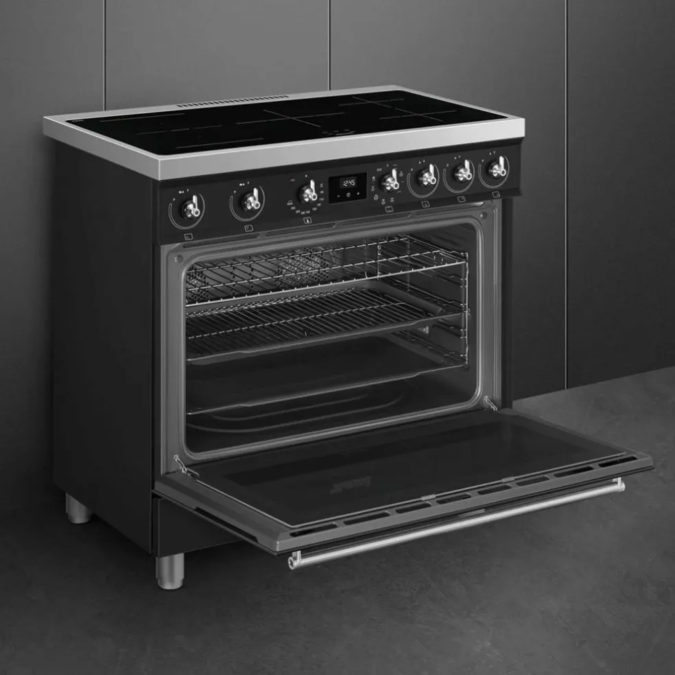C9IMMB2 Induksjonskomfyr Classic 90 cm, svart