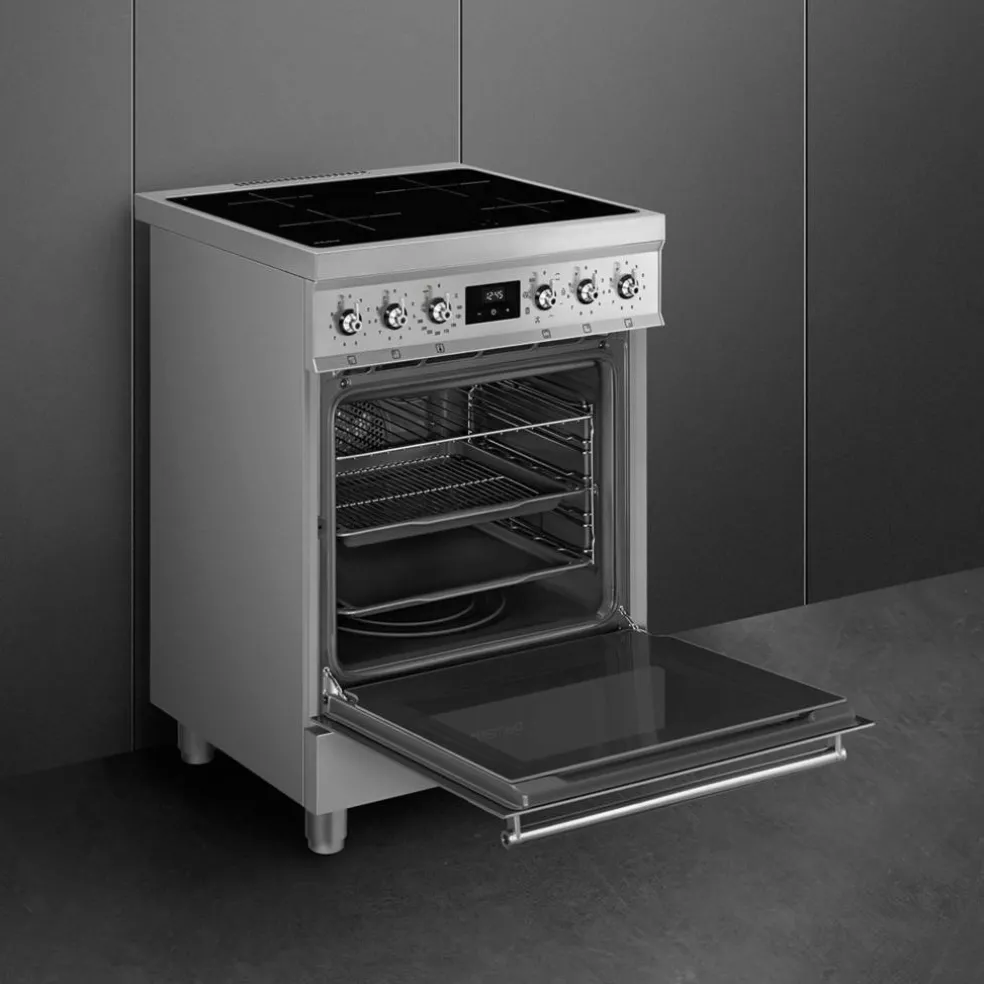 C6IMXM2 Induksjonskomfyr Classic 60 cm, rustfritt stål