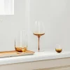 55 cl. Amber munnblåst drikkeglass