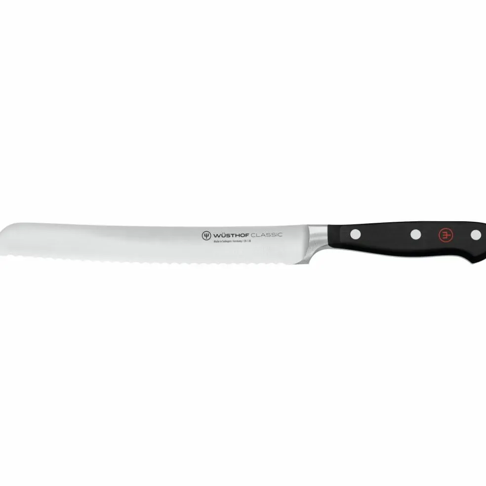 Classic Brødkniv 20 cm Sort/stål