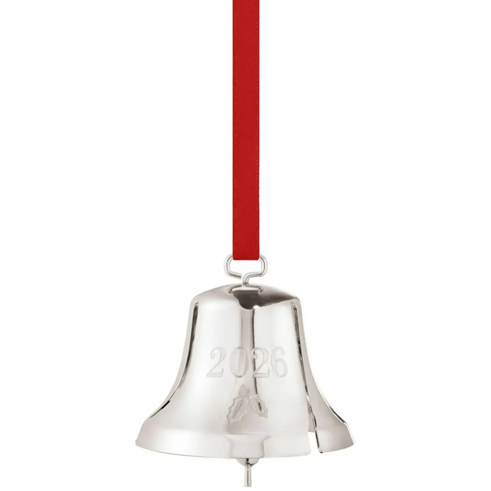 Classic Christmas 2026 juleklokke, gull