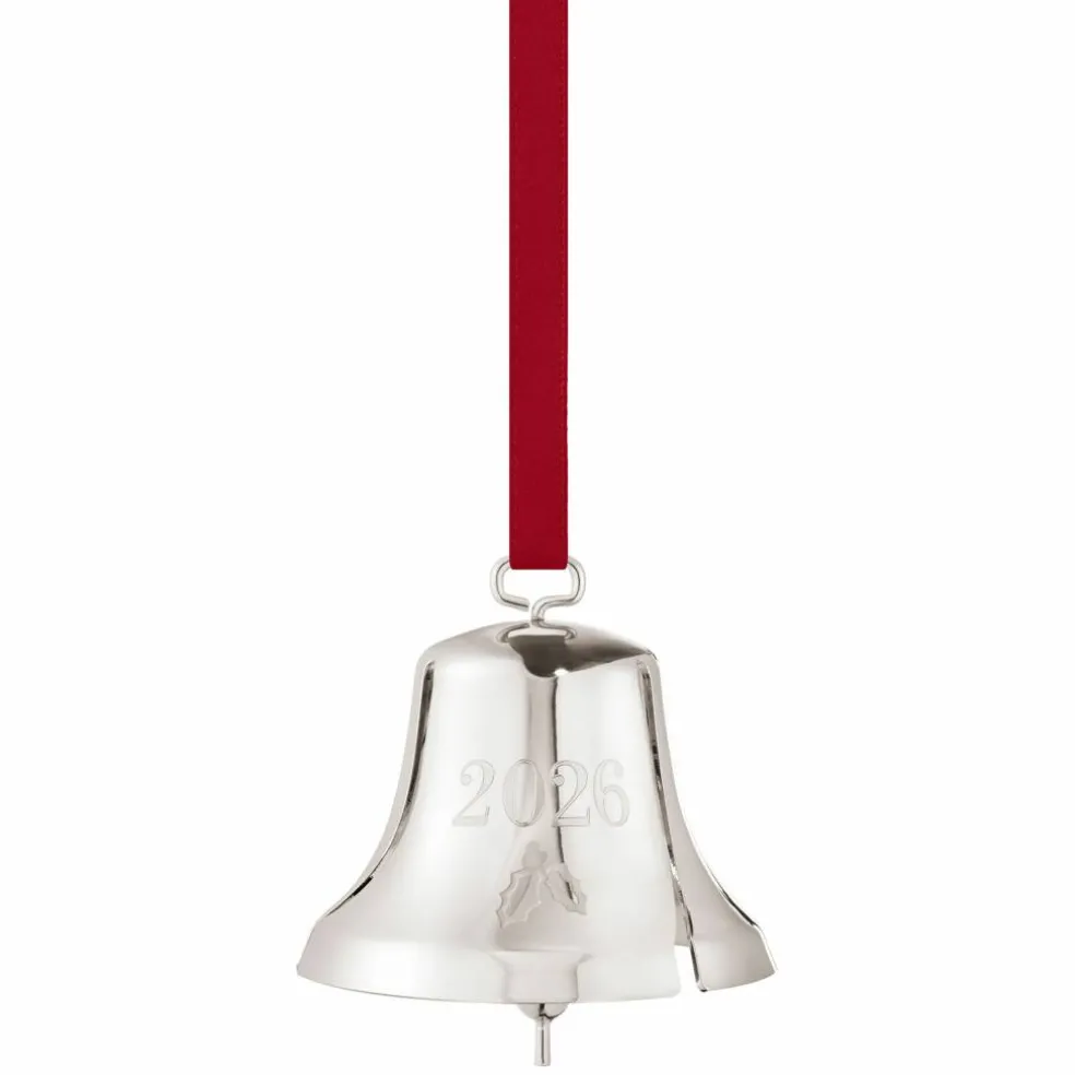 Classic Christmas 2026 juleklokke, palladium