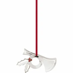 Classic Christmas 2026 posthorn julepynt, gull