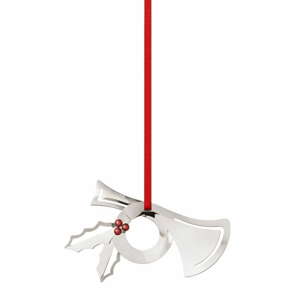 Classic Christmas 2026 posthorn julepynt, gull