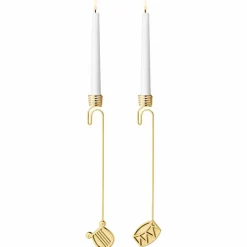 Classic Christmas 2026 sett med lysestaker, palladium