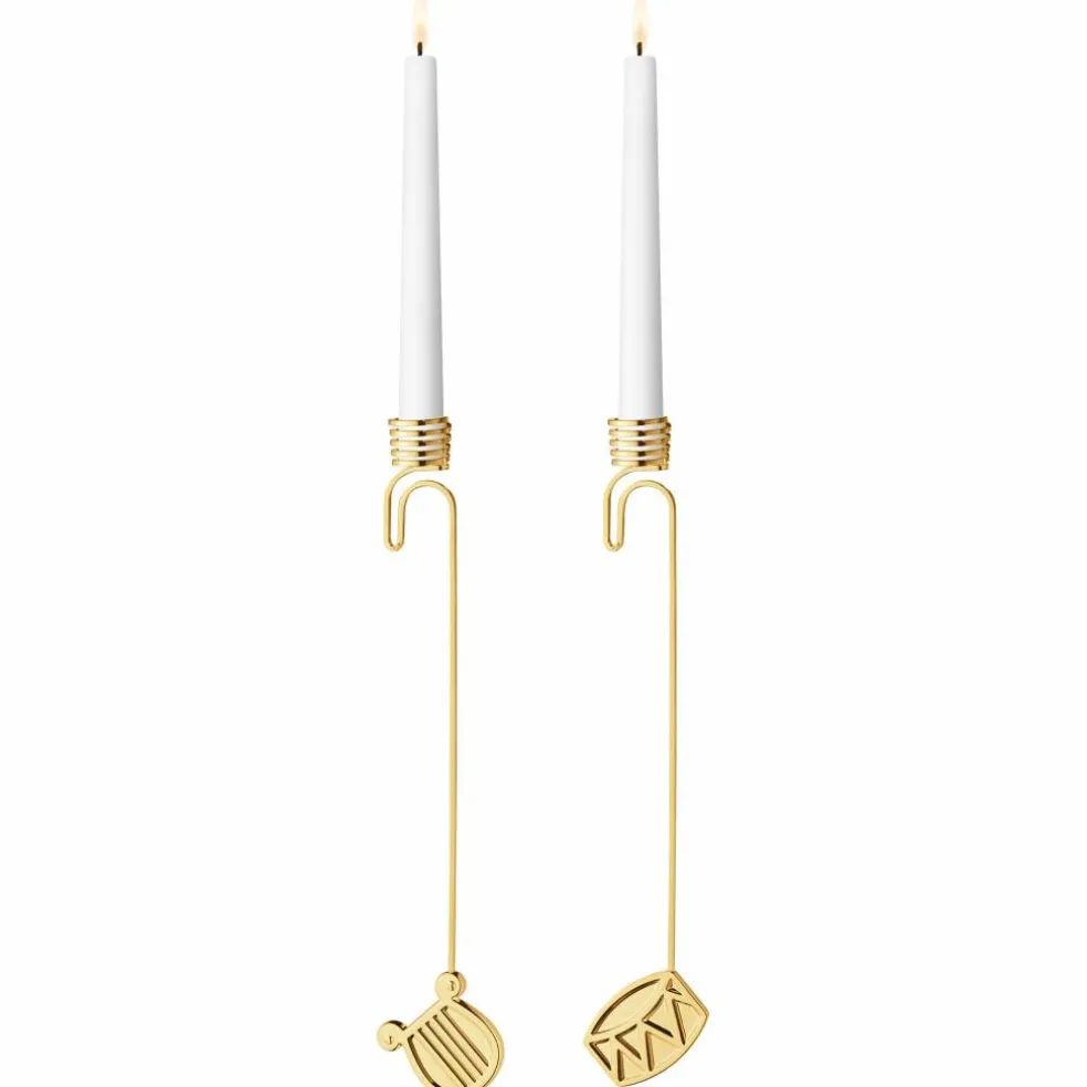 Classic Christmas 2026 sett med lysestaker, palladium