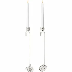 Classic Christmas 2026 sett med lysestaker, gull