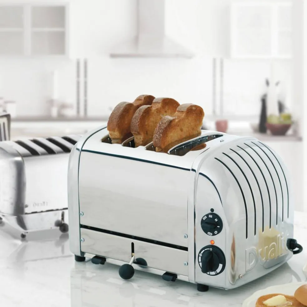 Classic Combi 2+1 skiver brødrister, rustfritt stål