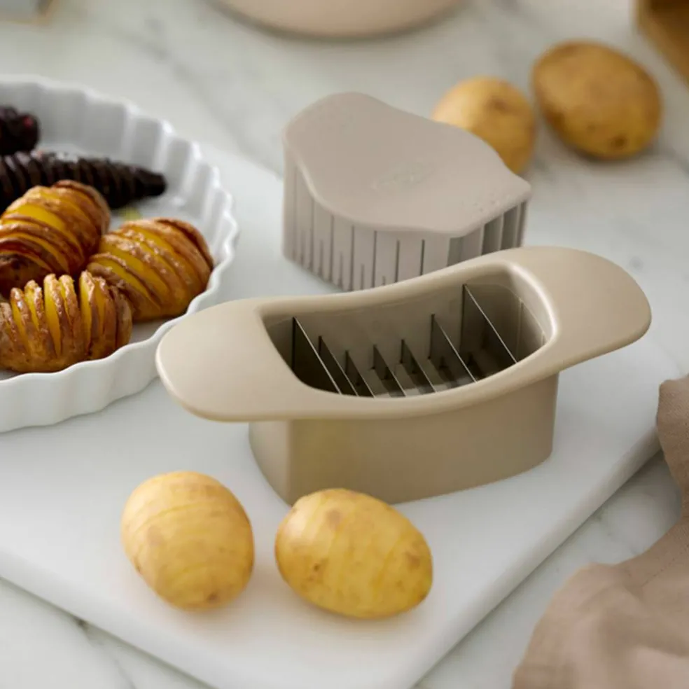 Classic Hasselback-skjærer, humus