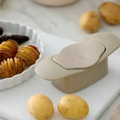 Classic Hasselback-skjærer, humus