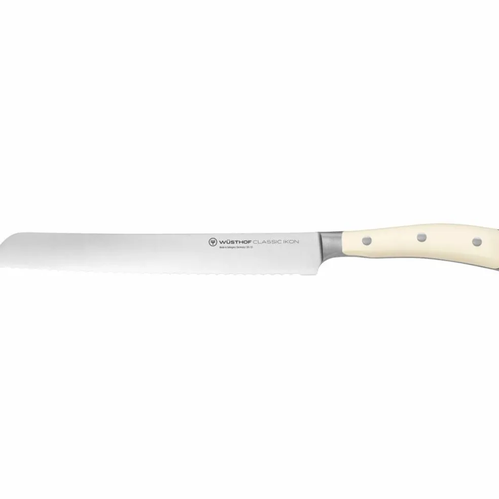 Classic Ikon Brødkniv Hvit 23 cm