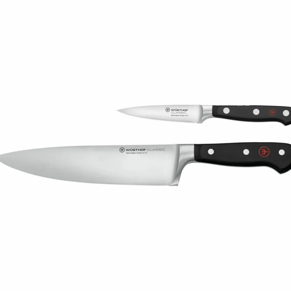 Classic Knivsett 2 deler, Kokkekniv + Skrellekniv