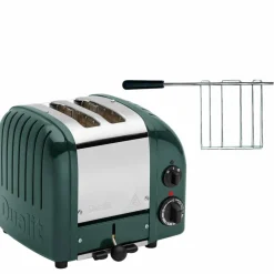 Classic mørkegrønn brødrister + toastrist