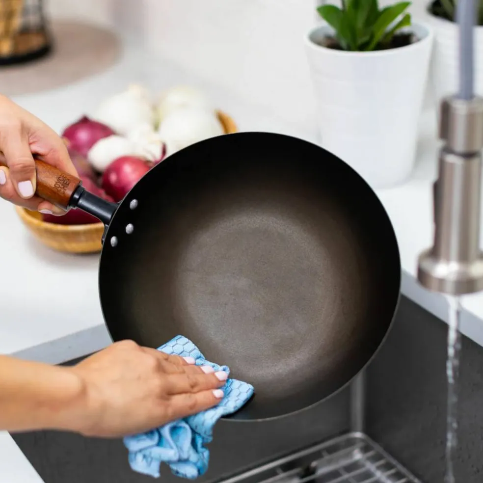 Classic Stir Fry-panne 24 cm, karbonstål