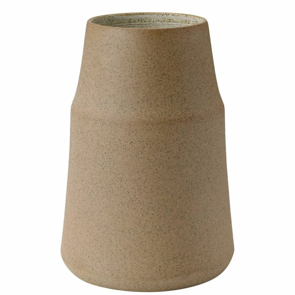 Clay vase 18 cm, warm sand
