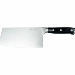 Cleaver kniv 18 cm, svart