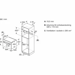CM724G1B1 iQ700 kompakt ovn/mikrobølgeovn, svart