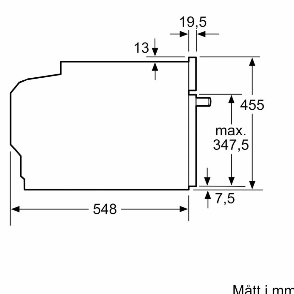 CM724G1B1 iQ700 kompakt ovn/mikrobølgeovn, svart