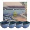 Cobalt Blue skålsett, 4 st