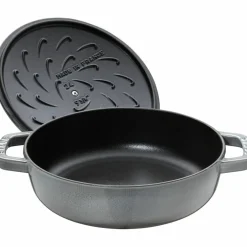 Cocotte Chistera Sautépanne Grå 24 cm 2,4 l