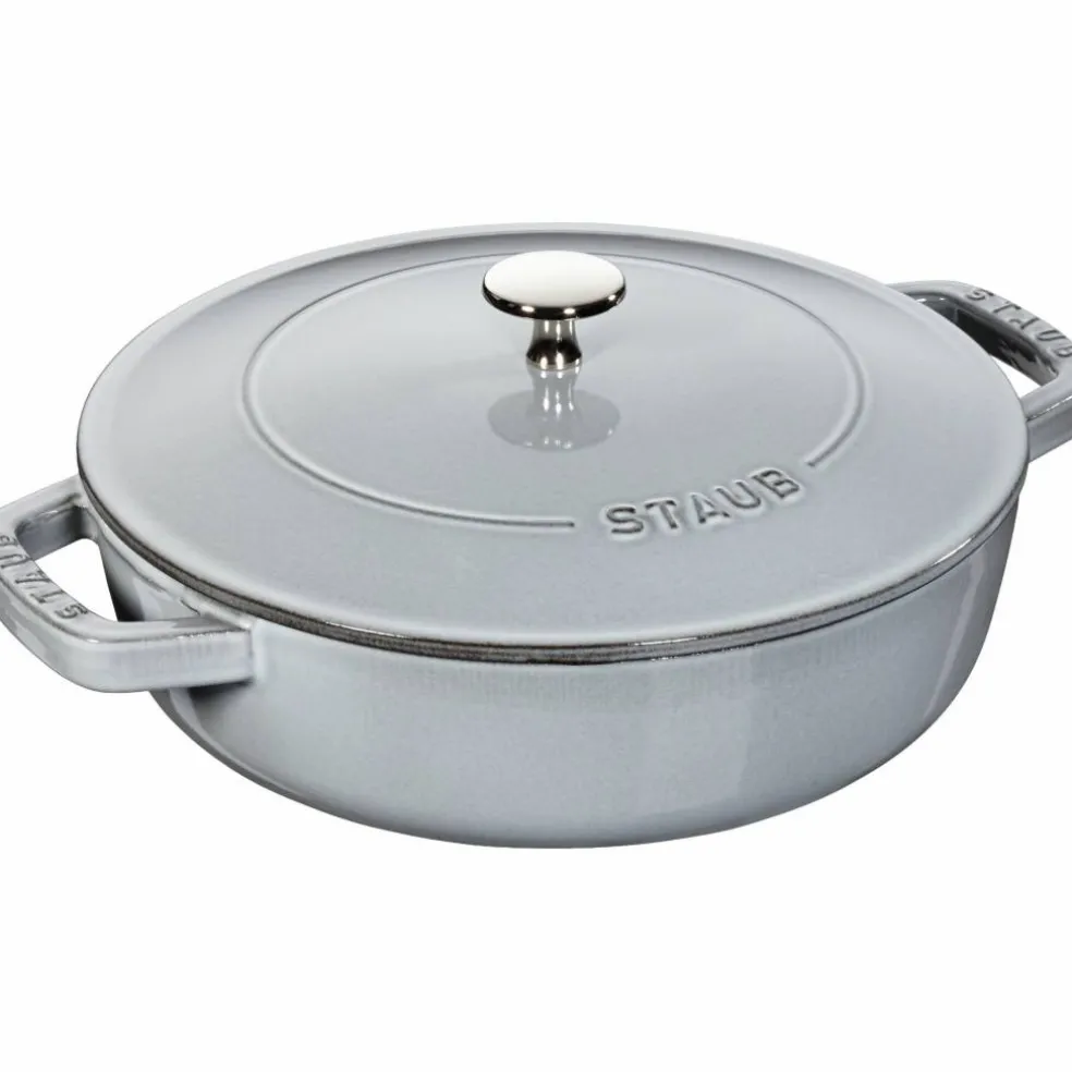 Cocotte Chistera Sautépanne Grå 24 cm 2,4 l