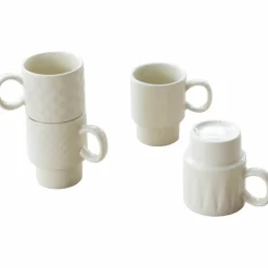 Coffee & More espressokopper 4-pakning, beige