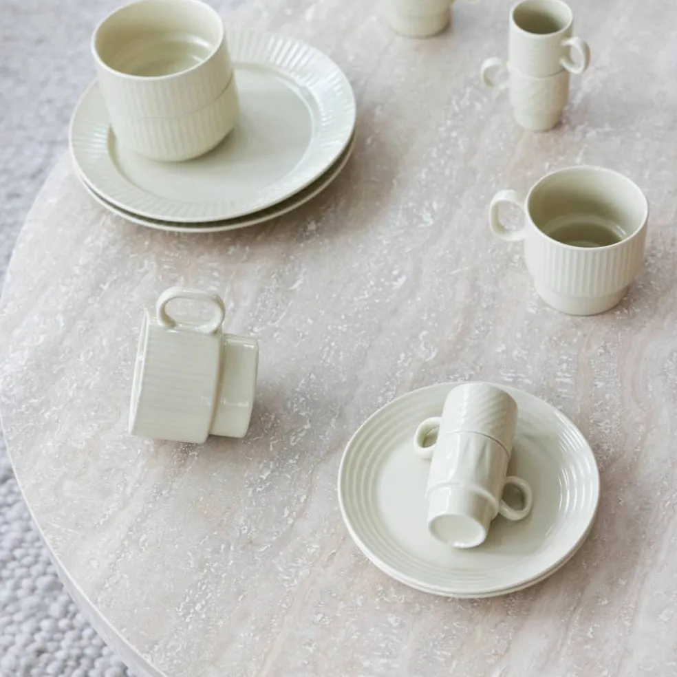 Coffee & More espressokopper 4-pakning, beige