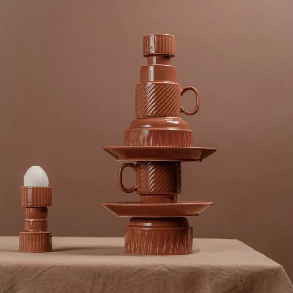 Coffee & More kaffekrus 2-pack, gul