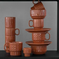 Coffee & More kaffekrus 2-pack, terracotta
