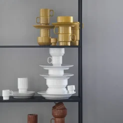 Coffee & More tekopper 2 stk, hvit