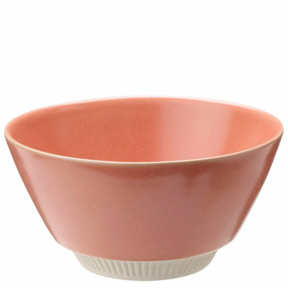 Colorit skål 14 cm, coral