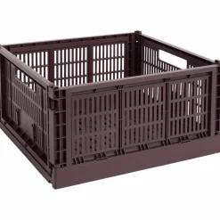 Colour Crate Large Square oppbevaringsboks, charcoal