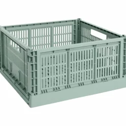 Colour Crate Large Square oppbevaringsboks, charcoal