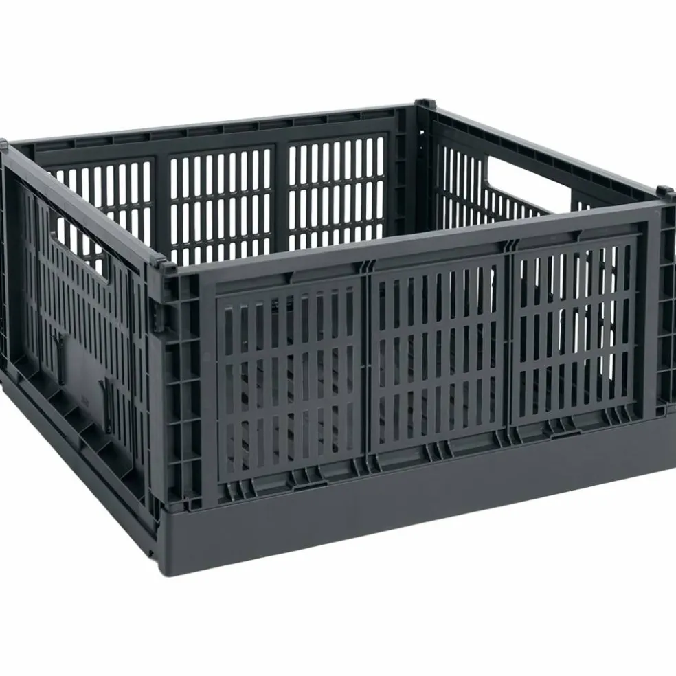 Colour Crate Large Square oppbevaringsboks, grey