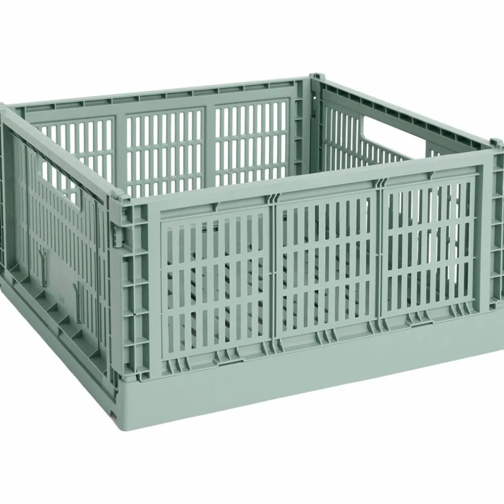 Colour Crate Large Square oppbevaringsboks, grey