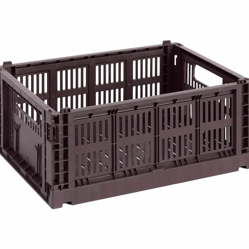 Colour Crate Medium oppbevaringsboks, warm grey
