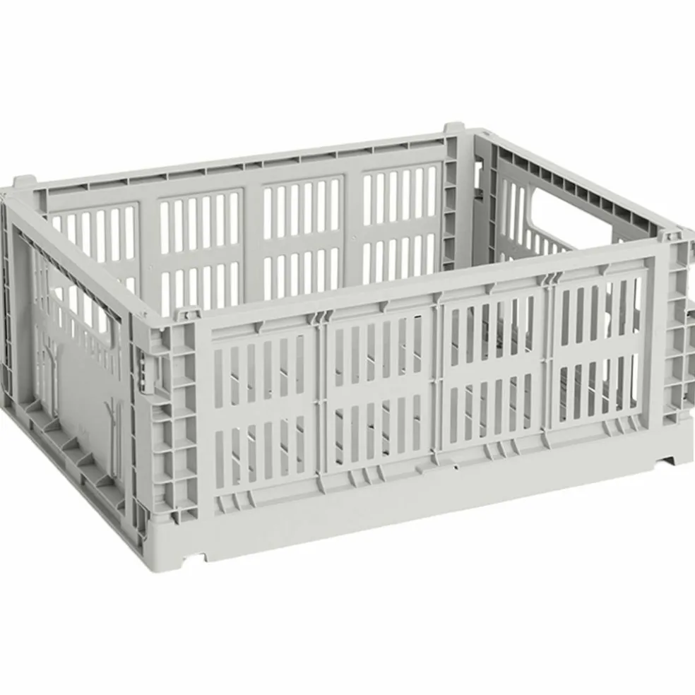 Colour Crate Medium oppbevaringsboks, warm grey