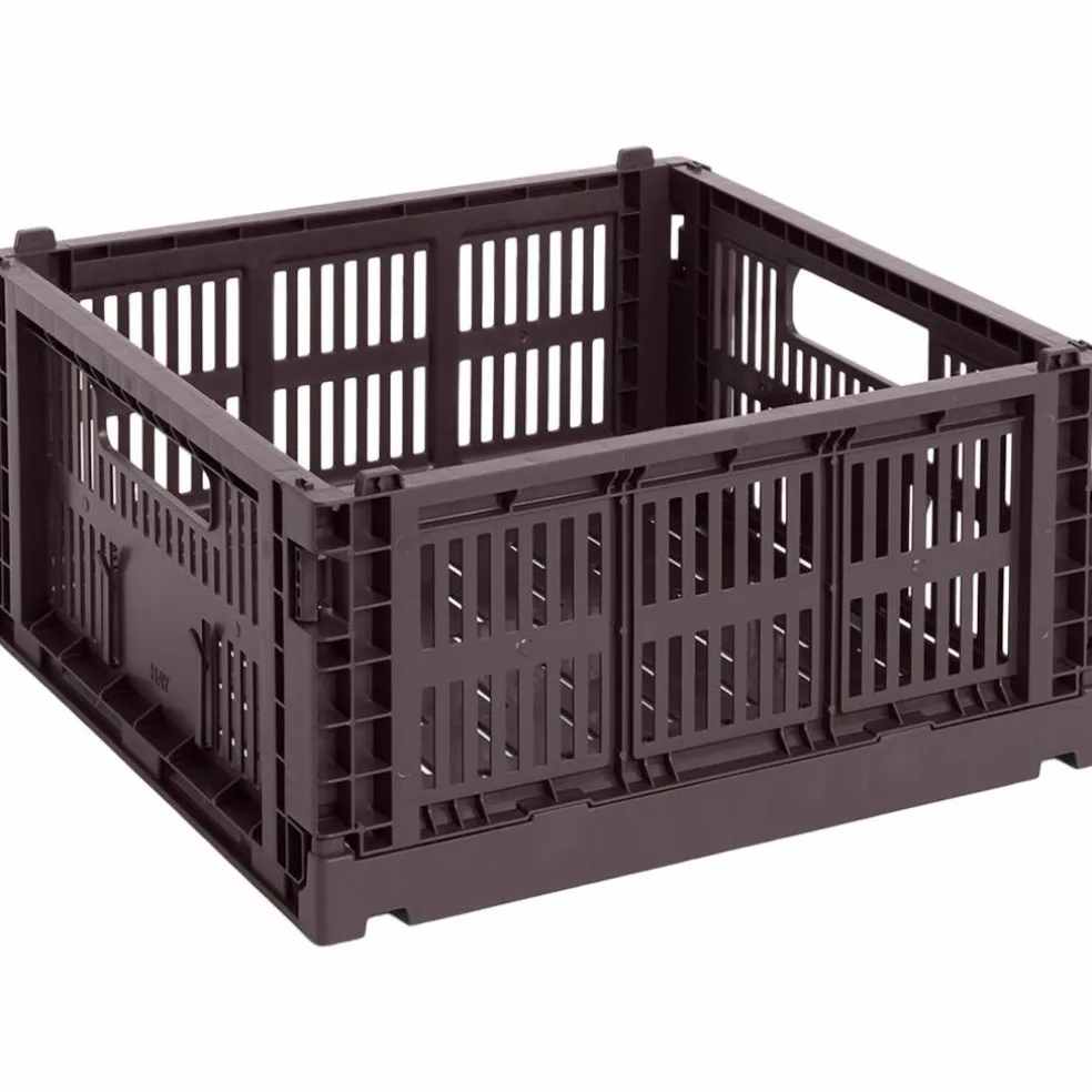 Colour Crate Medium Square oppbevaringsboks, light yellow