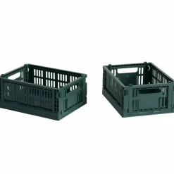 Colour Crate Mini oppbevaringsbokser 2 stk, dark blue