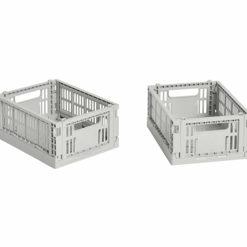 Colour Crate Mini oppbevaringsbokser 2 stk, light yellow