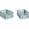 Colour Crate Mini oppbevaringsbokser 2 stk, soft blue