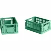 Colour Crate oppbevaringsboks mini red, 2 stk.