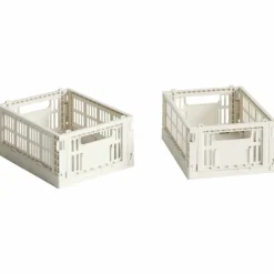 Colour Crate oppbevaringsboks mini off white, 2 stk.